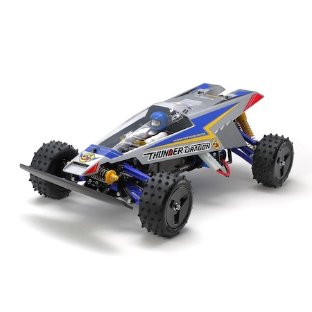 Tamiya 1-10 Scale RC Thunder Dragon Model Car Kit with Pre-Painted Body for 2021 4WD TAM47458-A